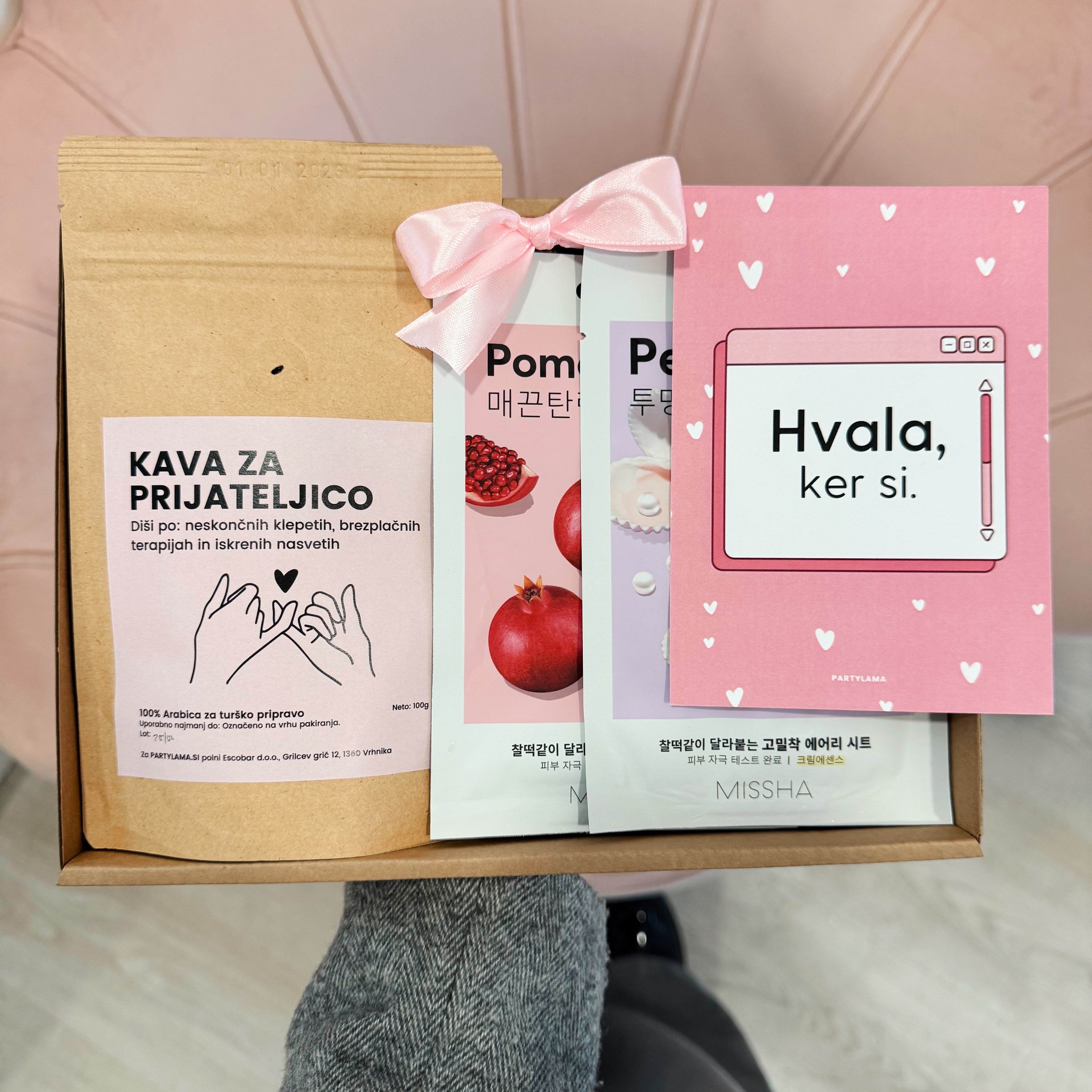 Darilni paket - Za prijateljico pink