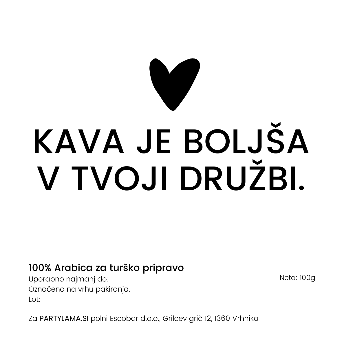 Kava V tvoji družbi