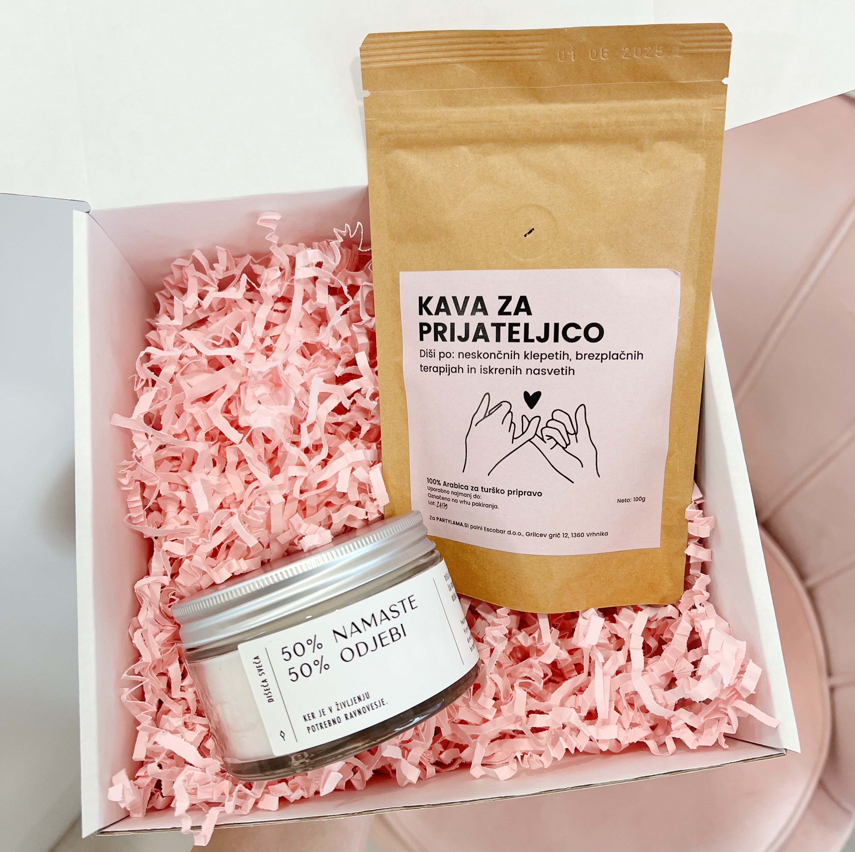 Darilni paket - 50% namaste, za prijateljico
