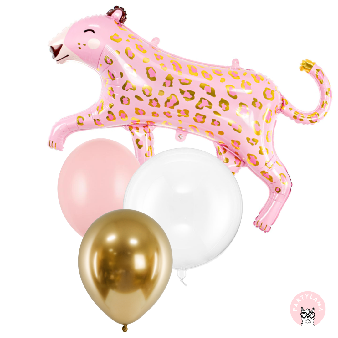Helij šop - Leopard, pink