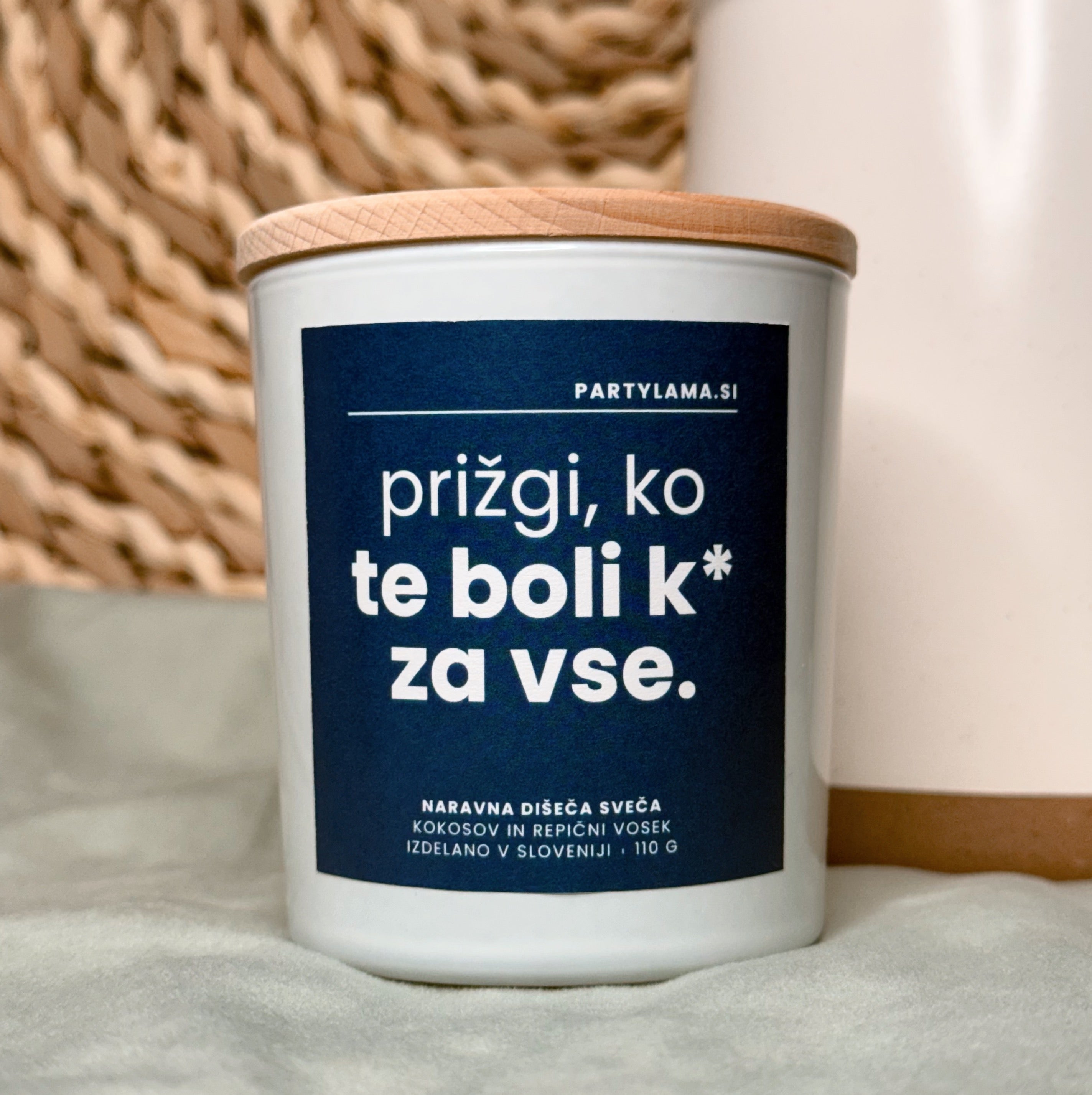 Dišeča sveča - Boli te k* modra