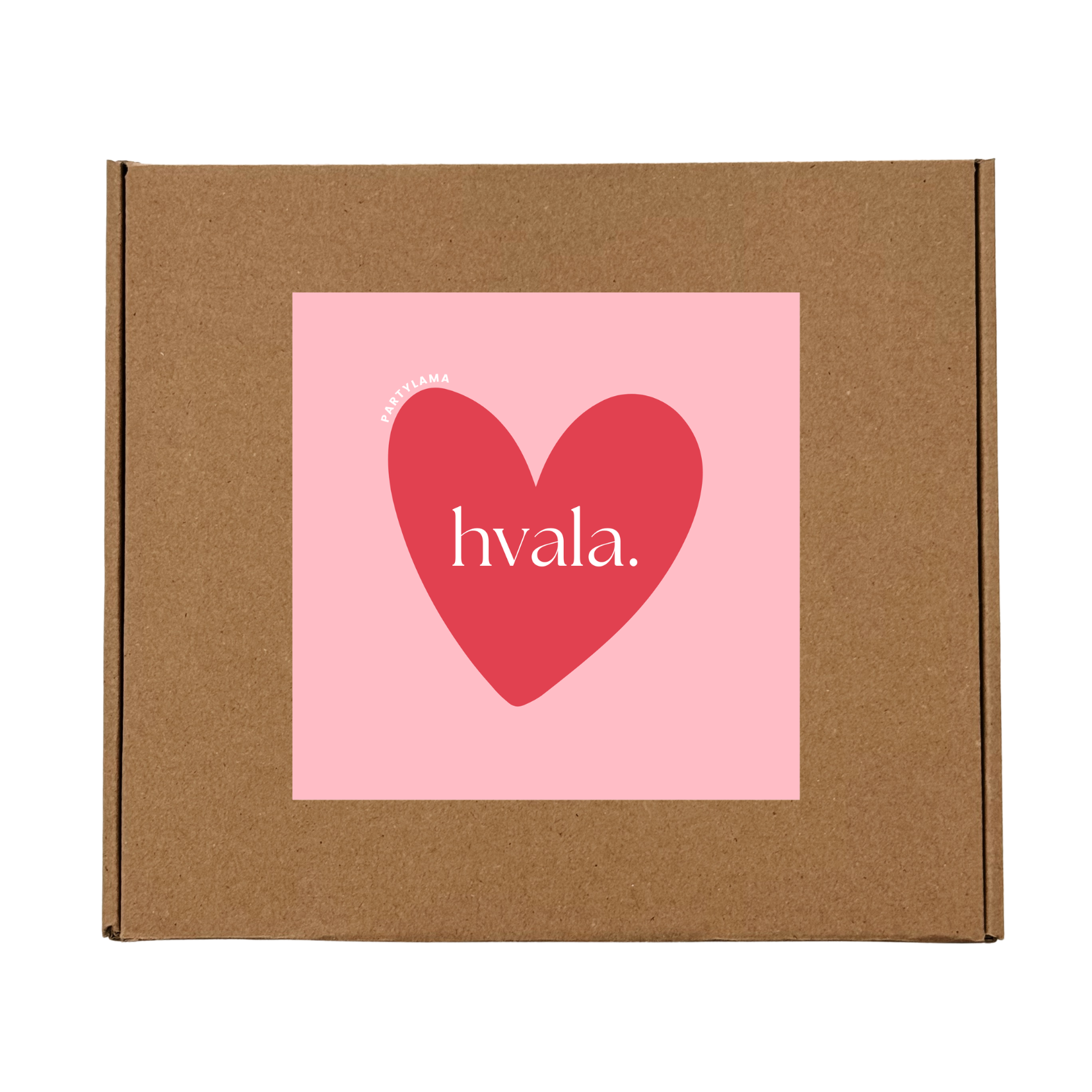 Darilno pakiranje - Hvala pink