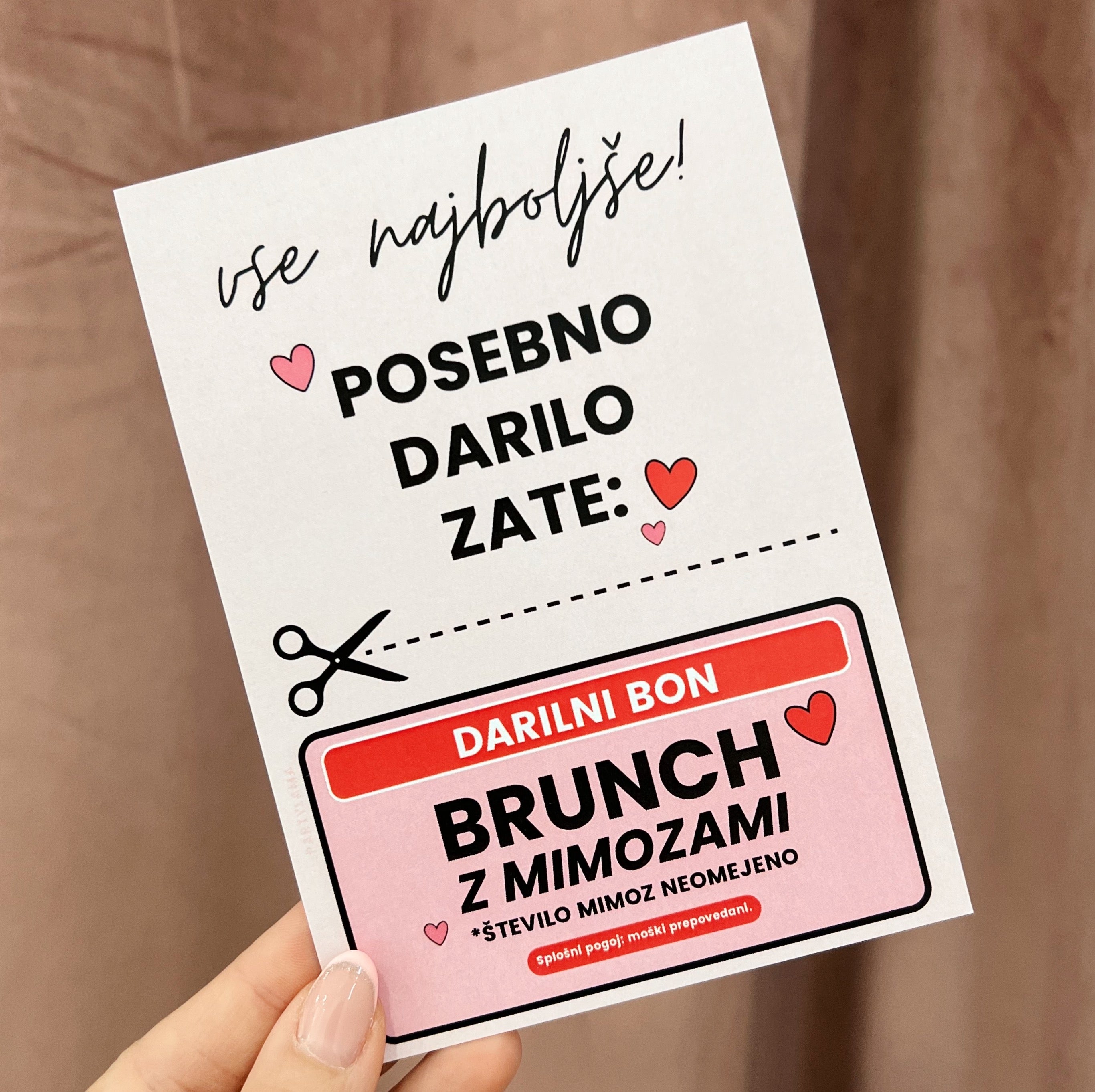 Kartica - Bon za brunch
