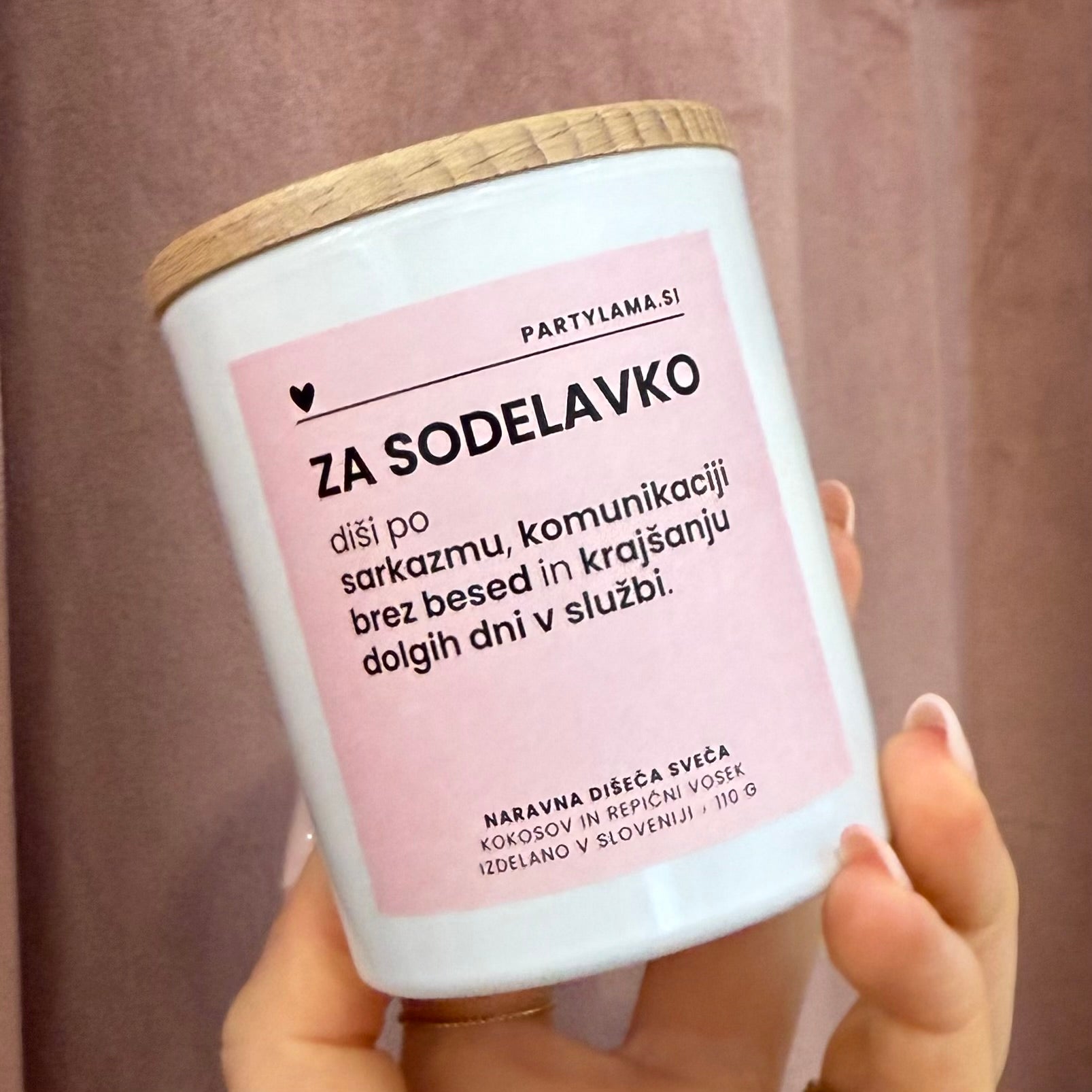 Dišeča sveča - Za Sodelavko