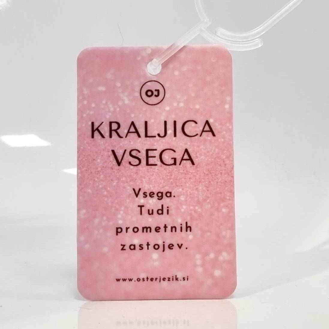 Dišeča obešanka "KRALJICA VSEGA" (vanilija)