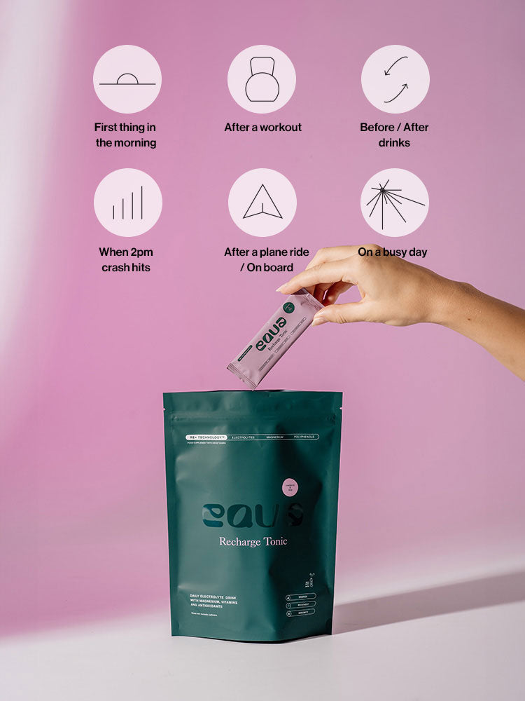 Equa Recharge Tonic - Brusnica in limeta