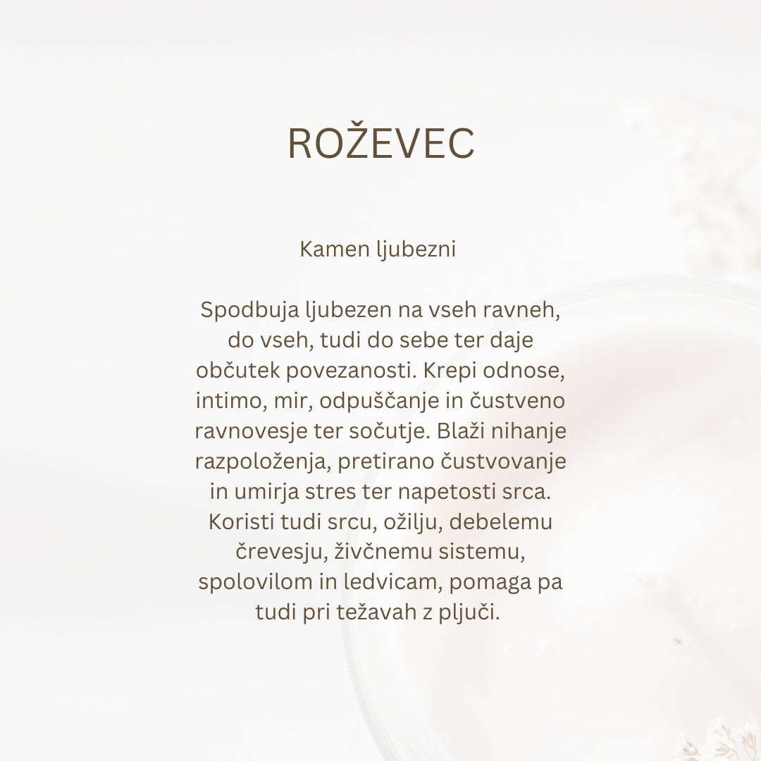 Verižica - Roževec, 18k pozlata