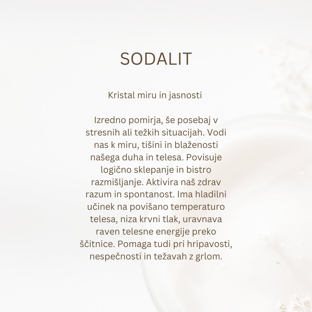Verižica - Sodalit, 18k pozlata