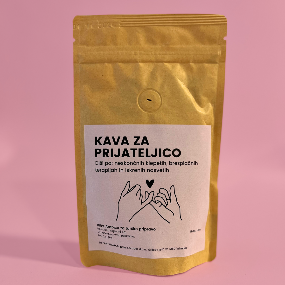 darilo kava za prijateljico