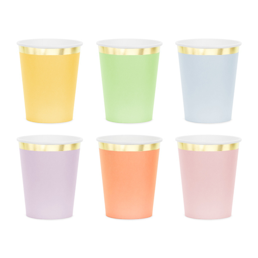 Papirnati kozarci - Pastel mix