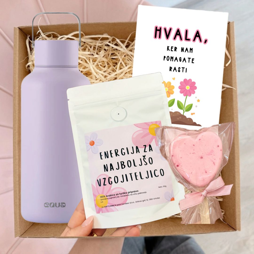Darilni paket - Za vzgojiteljico lilac