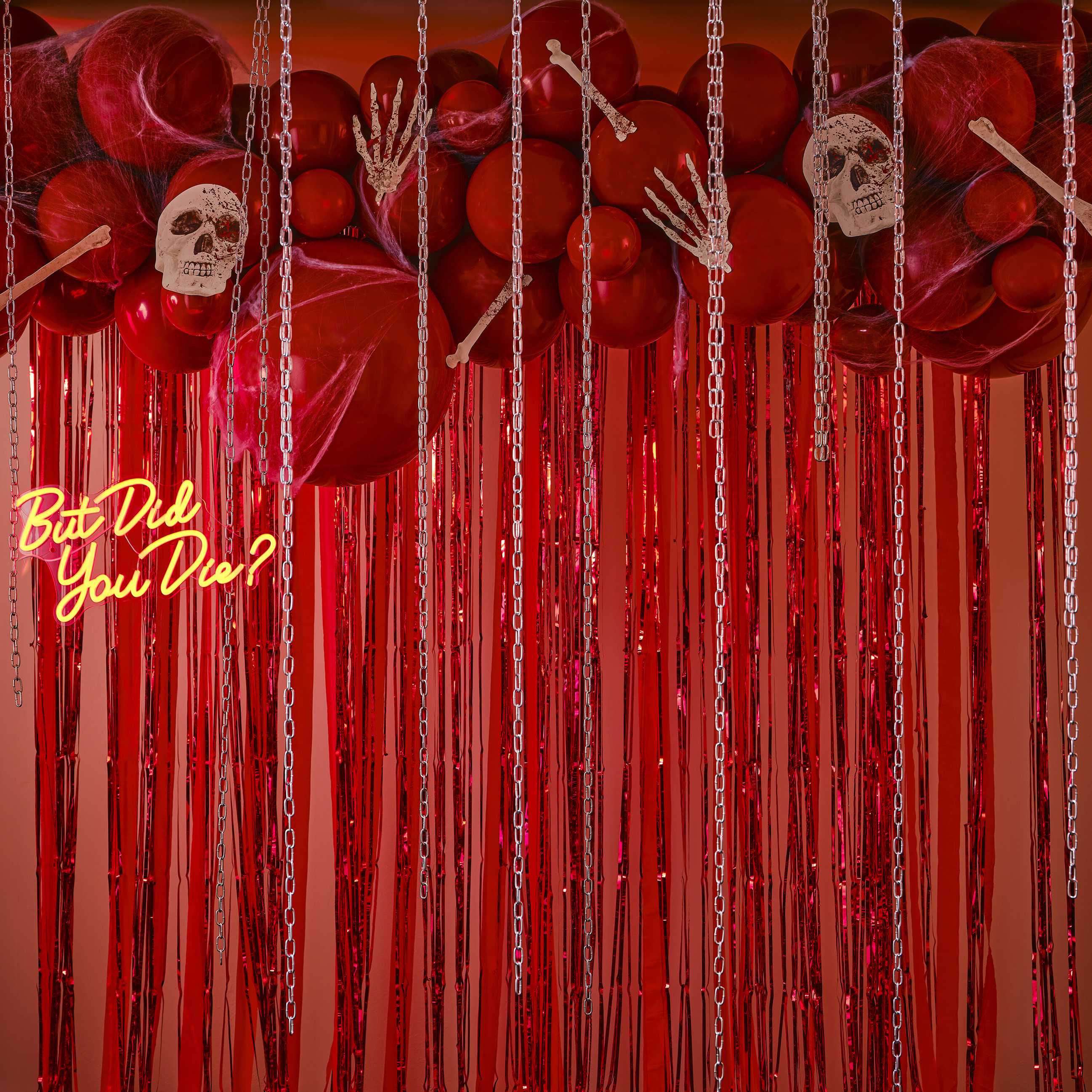 Lok iz balonov Ginger Ray - Halloween Bones & Skulls