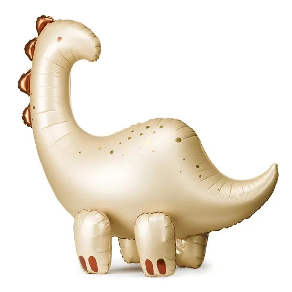 Balon folija - Dinozaver, bež (91 cm), samostoječ