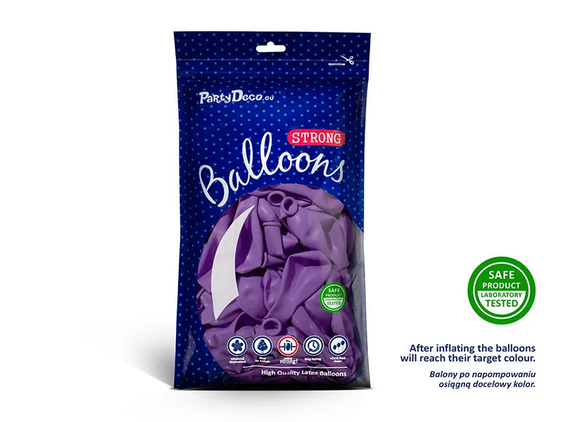 Strong baloni - Pastel Lavender 30 cm, 100 kos