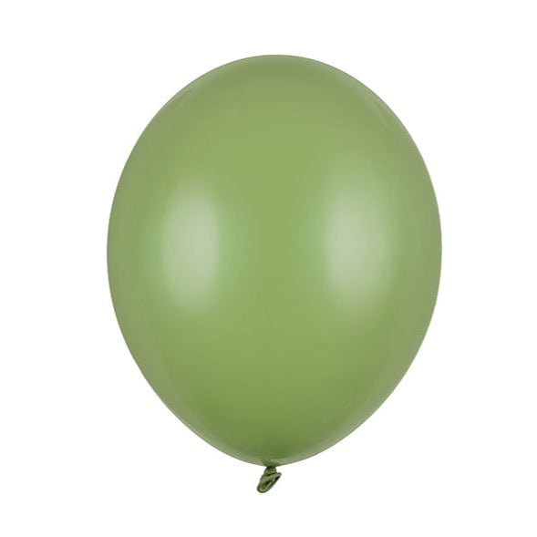 Strong Baloni - Pastel Rosemary Green 30 cm, 100 kos