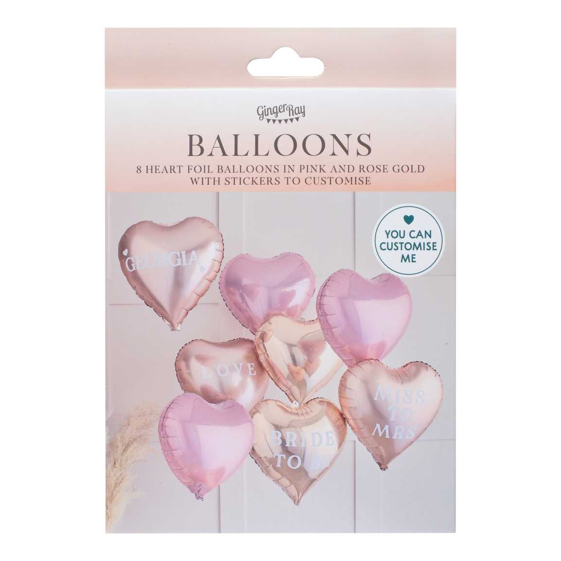 Baloni Ginger Ray - Bride to be, customizable