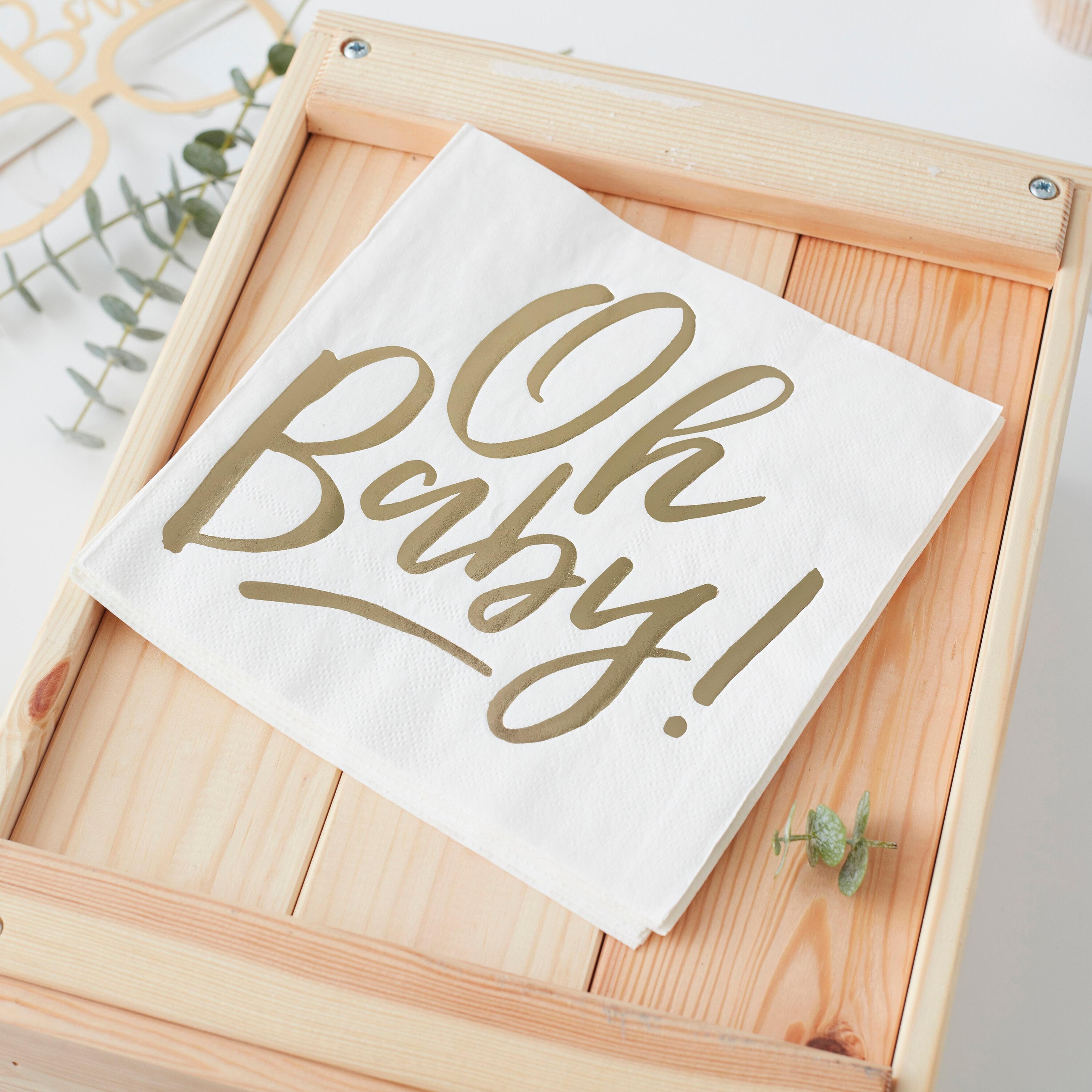 Serviete Ginger Ray - Oh Baby