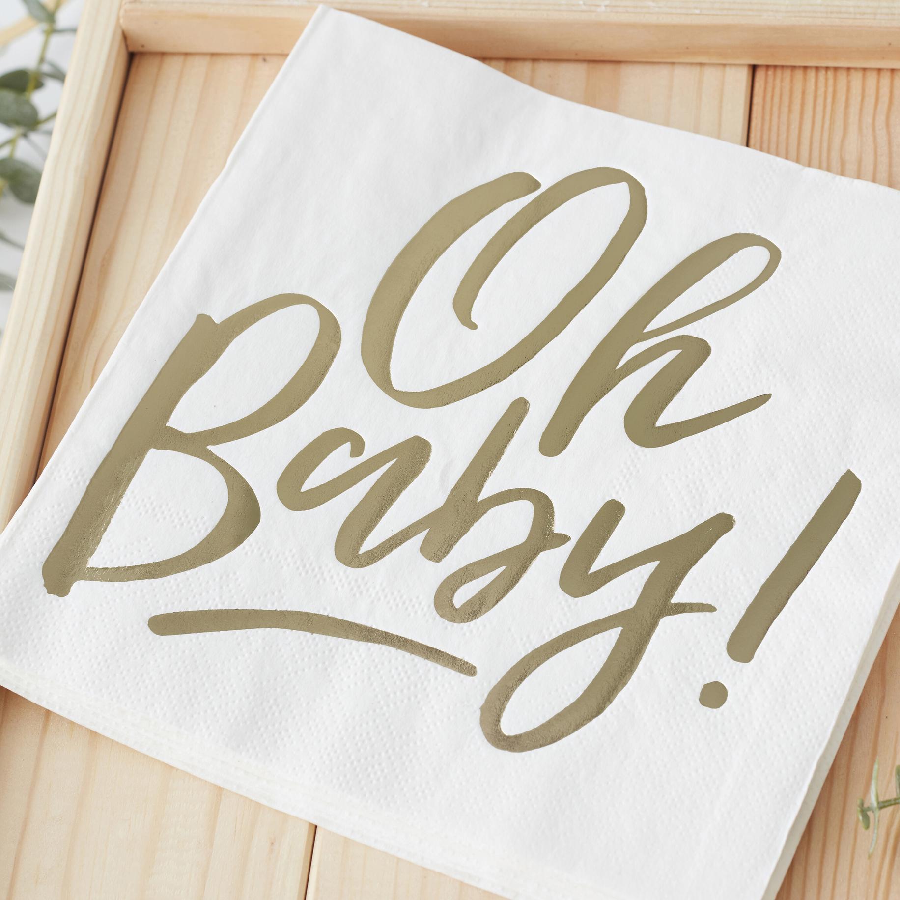 Serviete Ginger Ray - Oh Baby