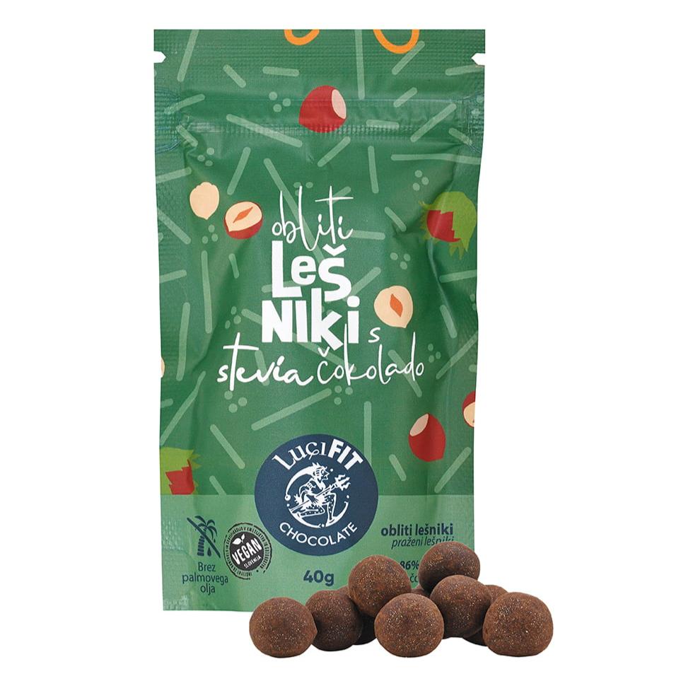 Obliti lešniki s Stevia čokolado Lucifer (vegan)