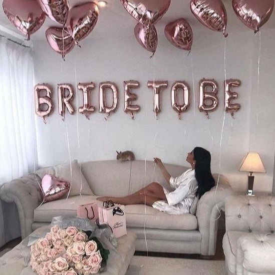Balon folija napis - Bride to be