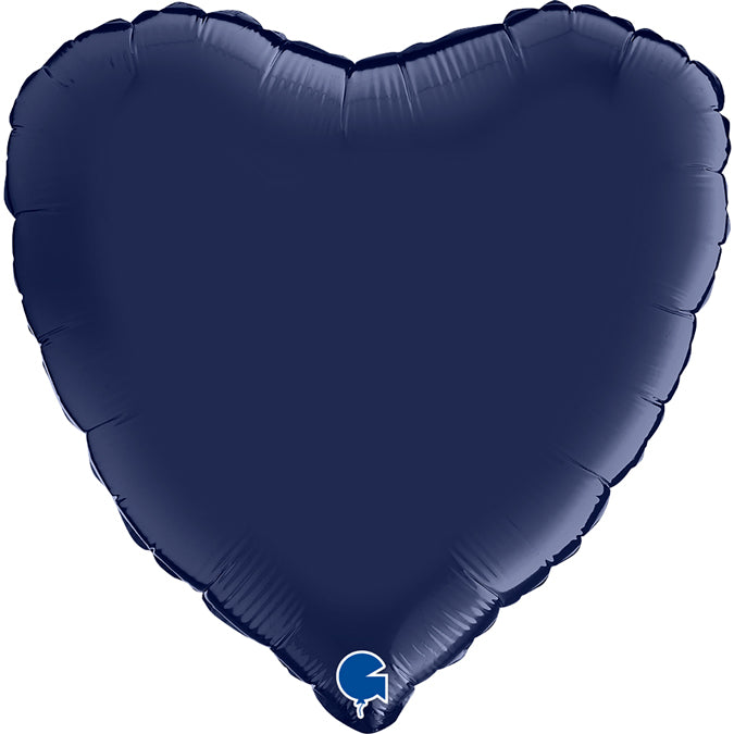 Balon folija - Srček, Navy (91 cm)