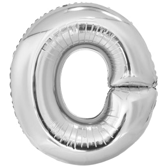 balon črka srebrna