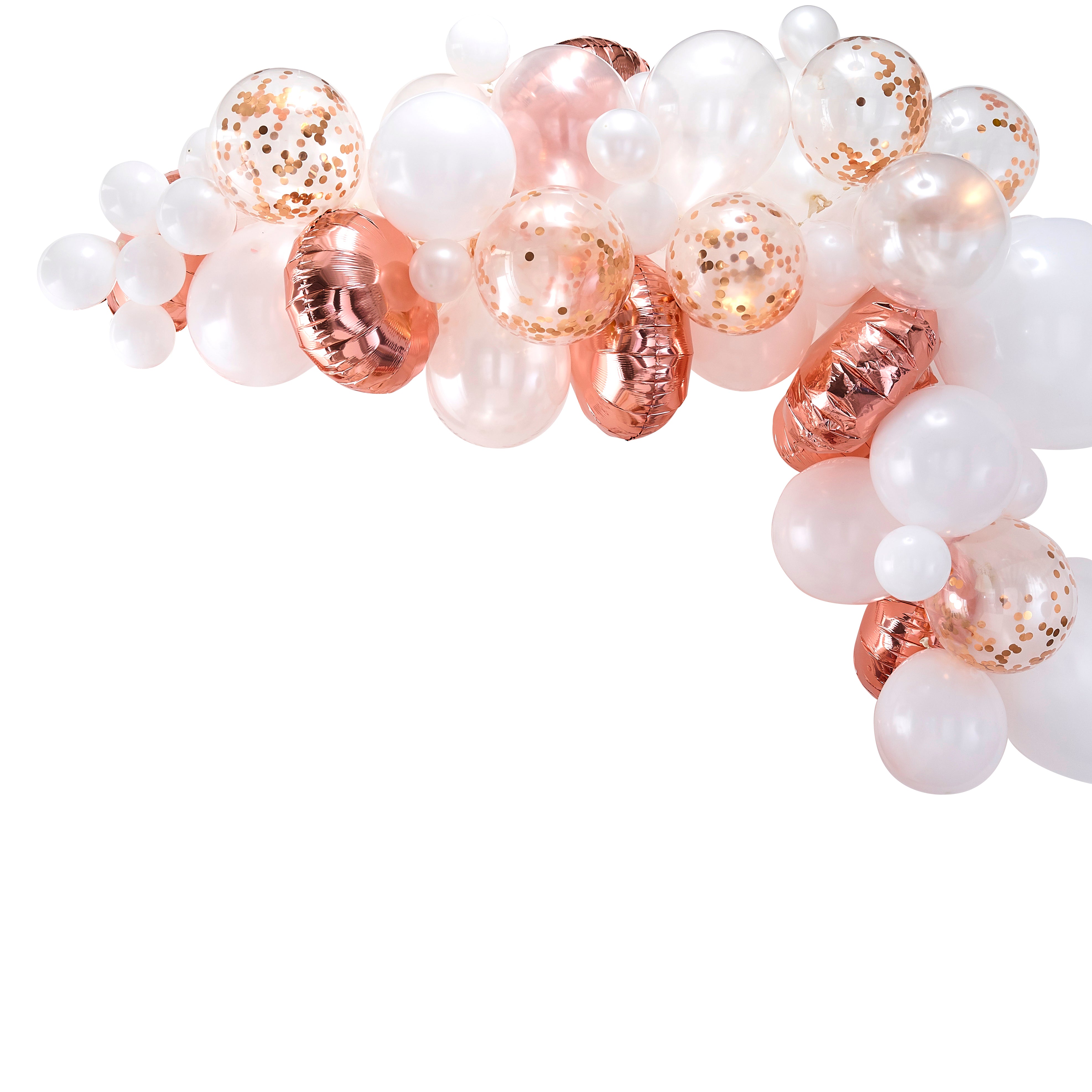Lok iz balonov Ginger Ray - Rose gold