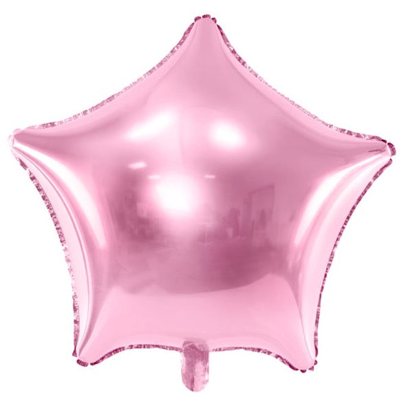 balon roza zvezda