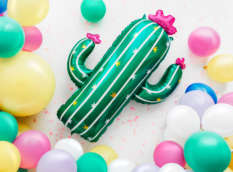 Helij balon v obliki kaktusa, baloni za rojstni dan