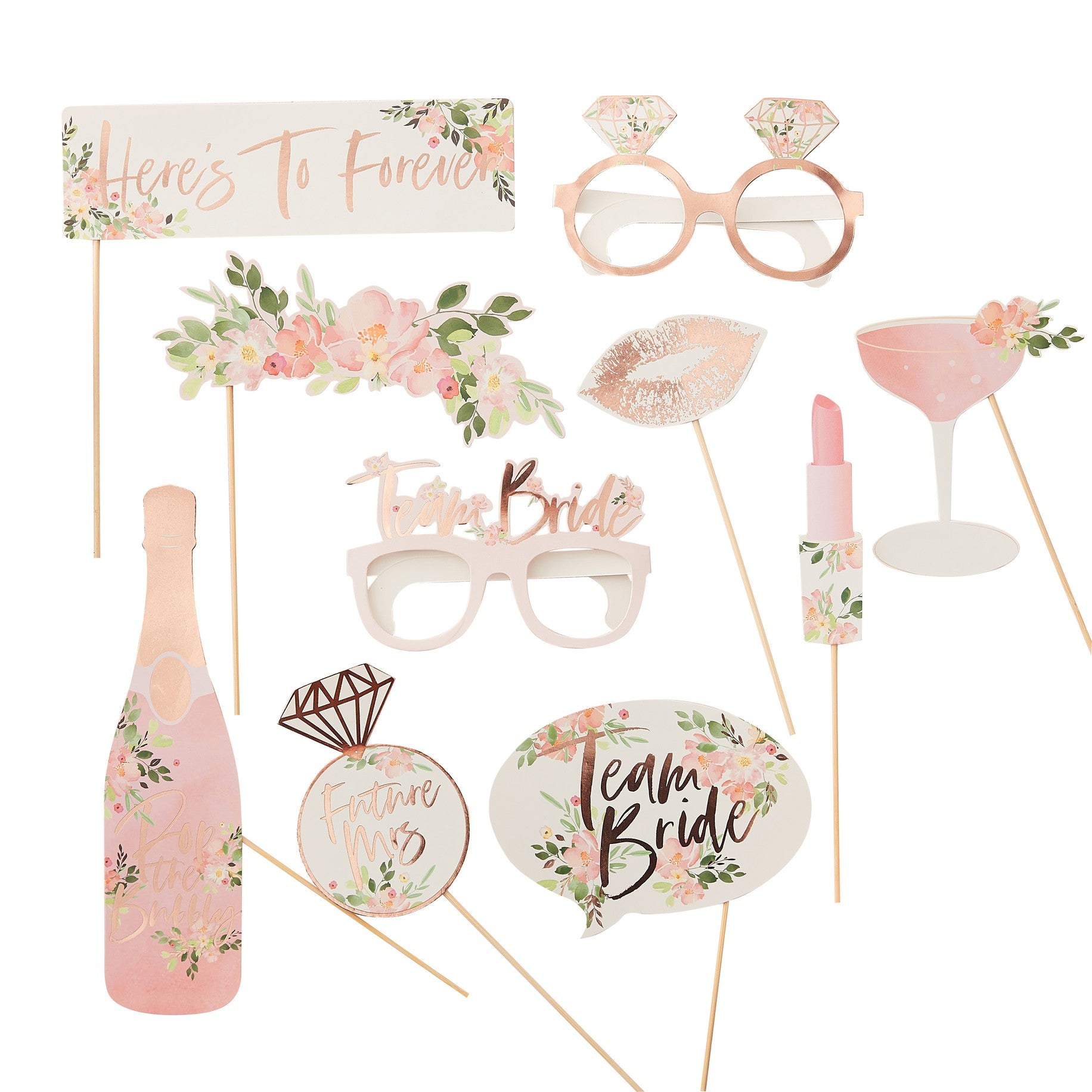 Photo props Ginger Ray - Floral Bride to be