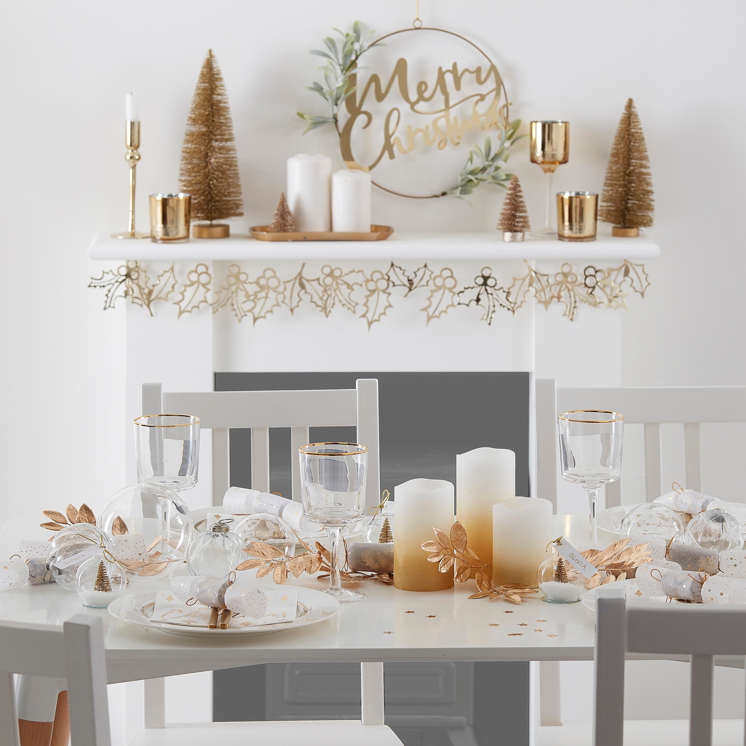 Božična girlanda Ginger Ray - Zlata