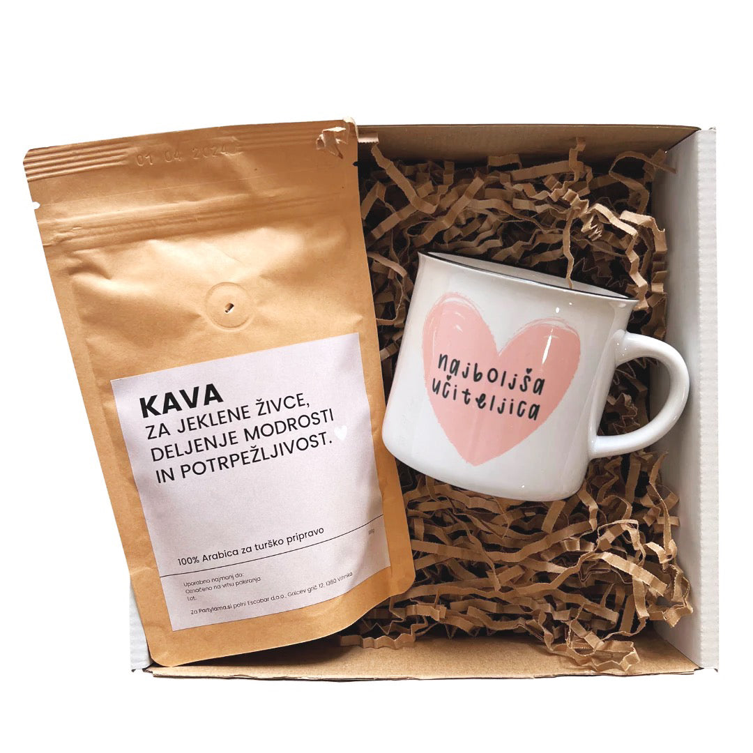 Darilni paket - Kava za učiteljico