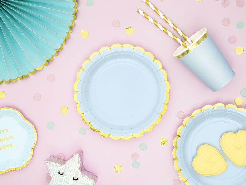 Papirnati kozarci - Pastel Blue