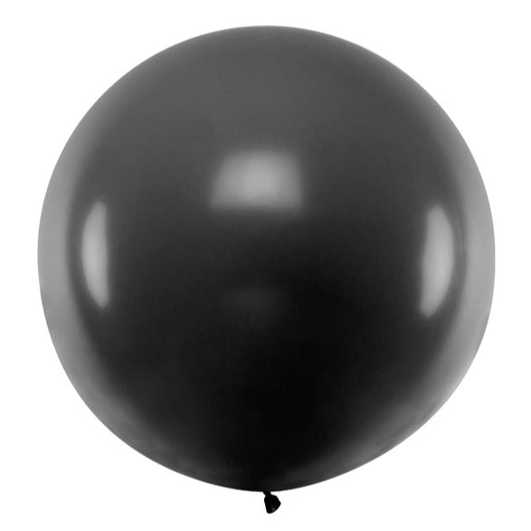 Jumbo balon - Black, 60 cm