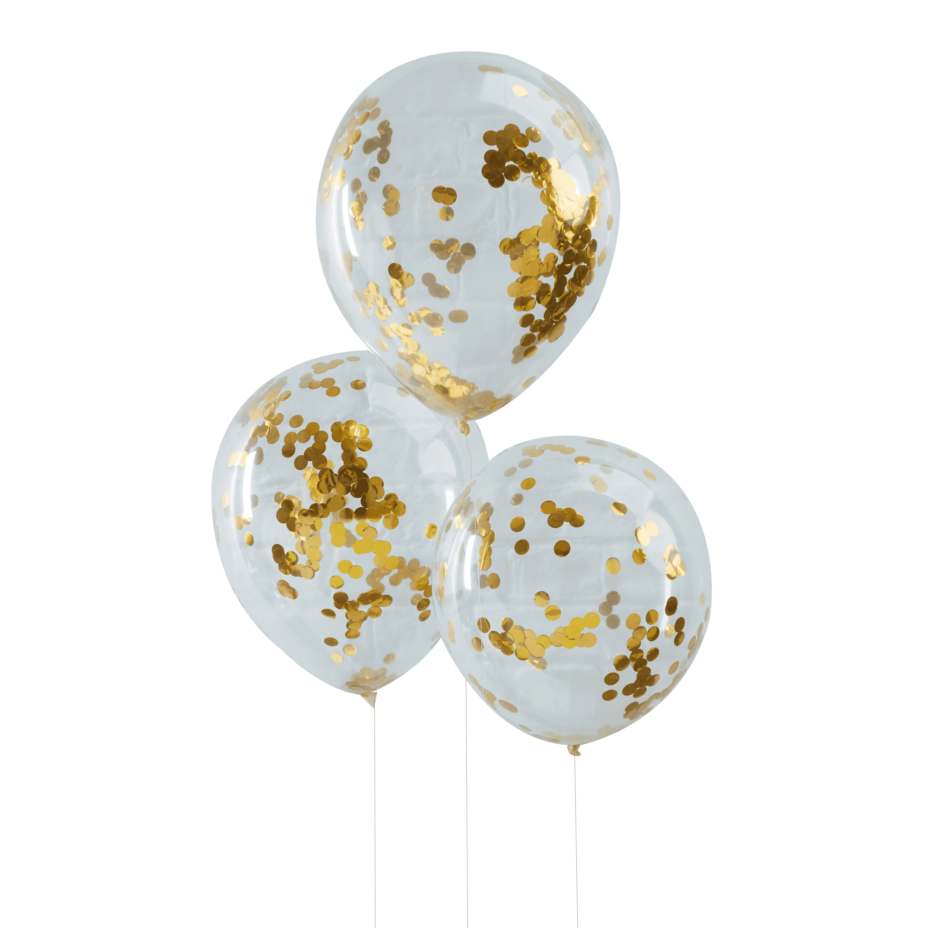 Baloni s konfeti Ginger Ray - Gold