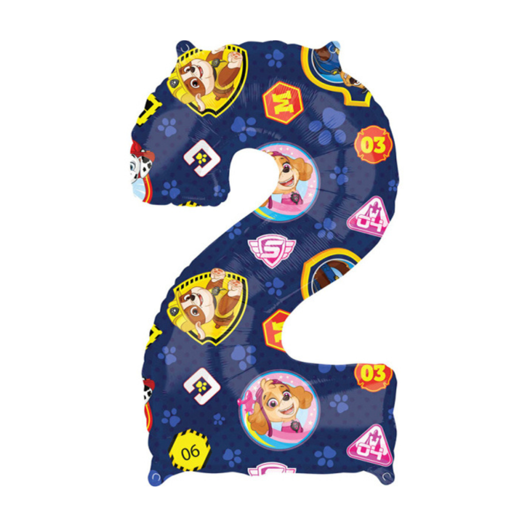 Balon številka - 2, Tačke na patrulji (66 cm)
