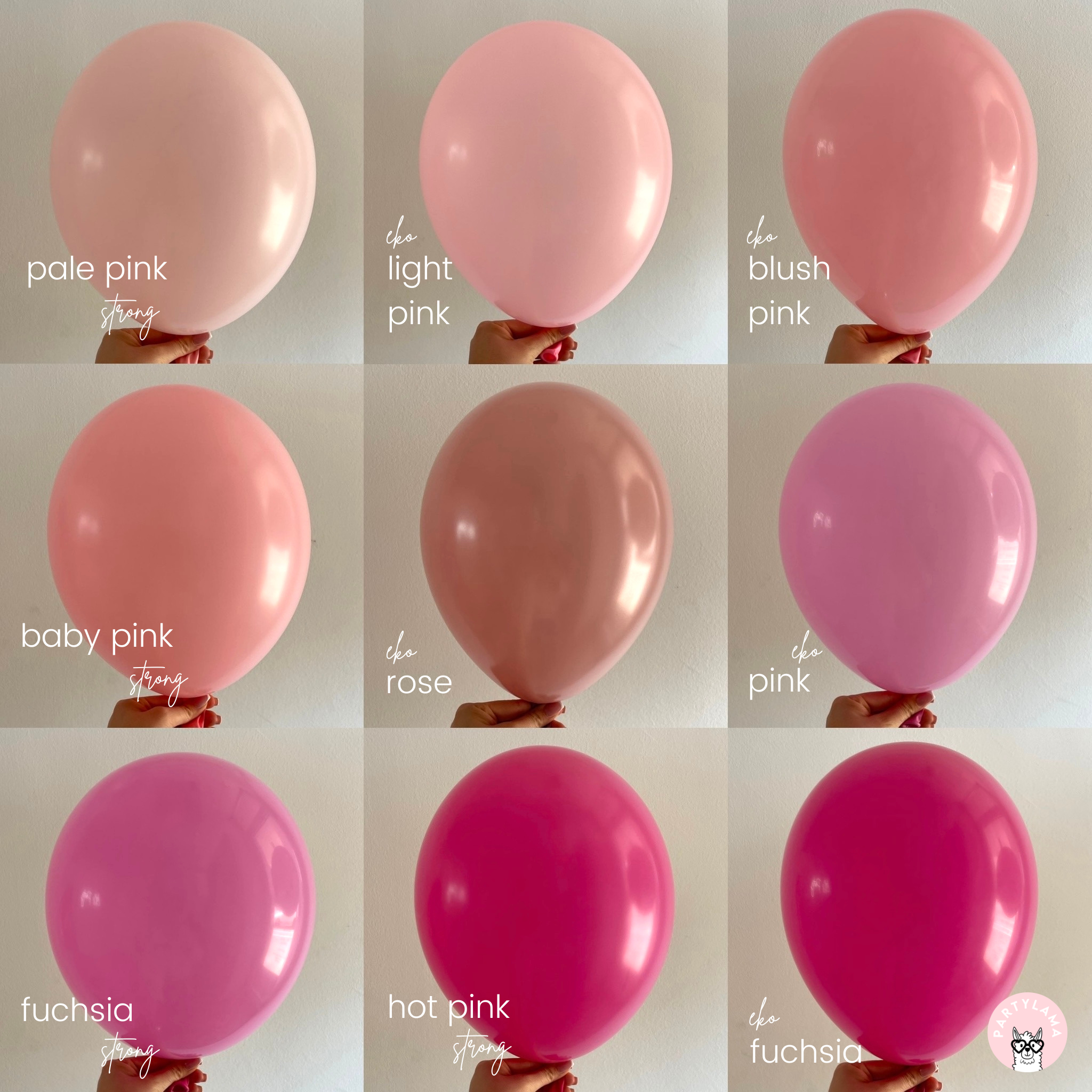 Strong baloni - Pastel Hot Pink 30 cm, 100 kos