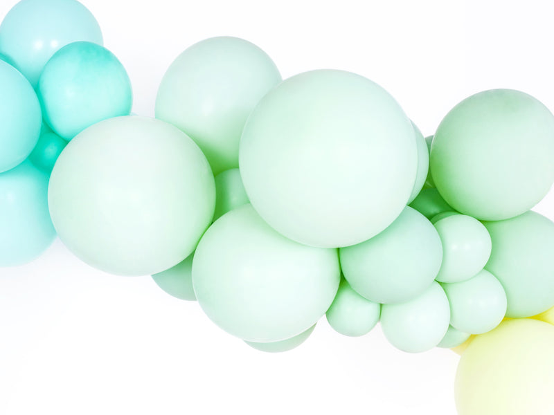 Baloni Mini - Pastel Pistachio, 100 kos