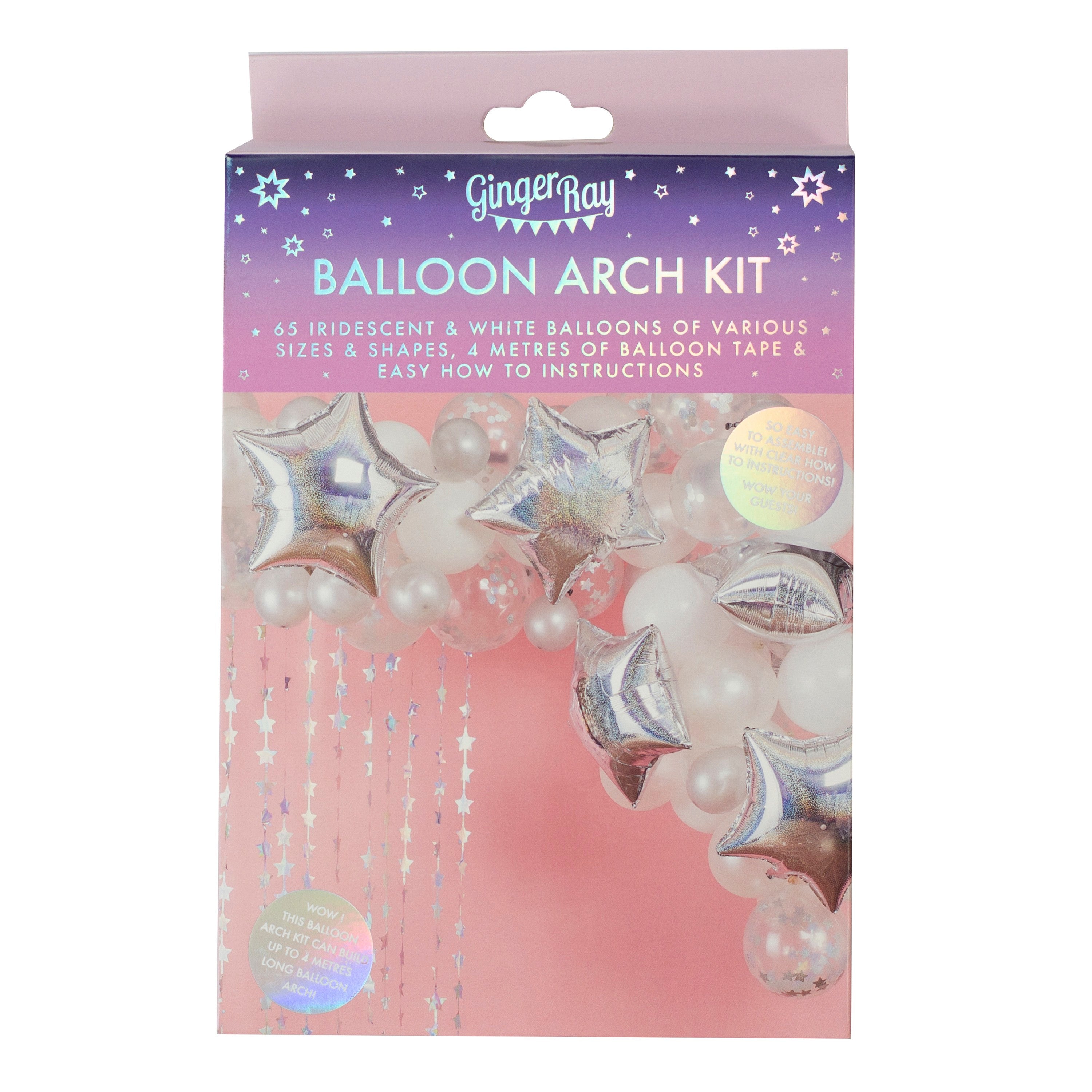 Lok iz balonov Ginger Ray - Iridescent
