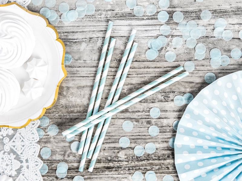 Papirnate slamice - Light blue