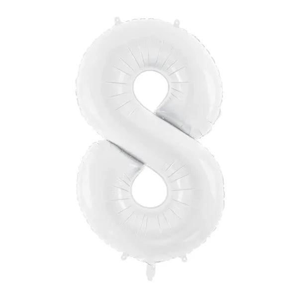 balon številka bel