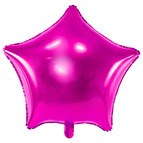 balon roza zvezda