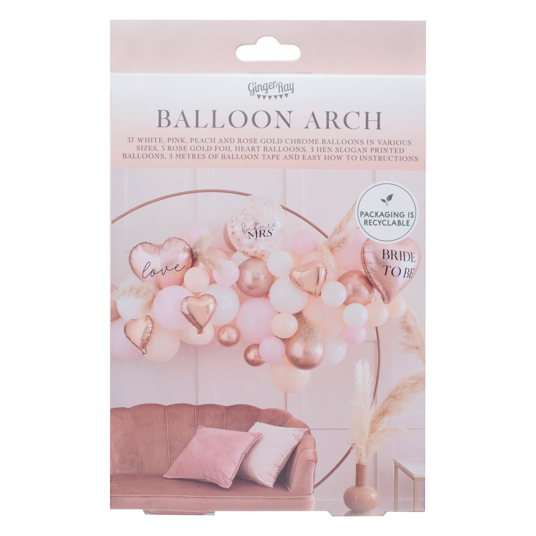 Lok iz balonov Ginger Ray - Bride to be