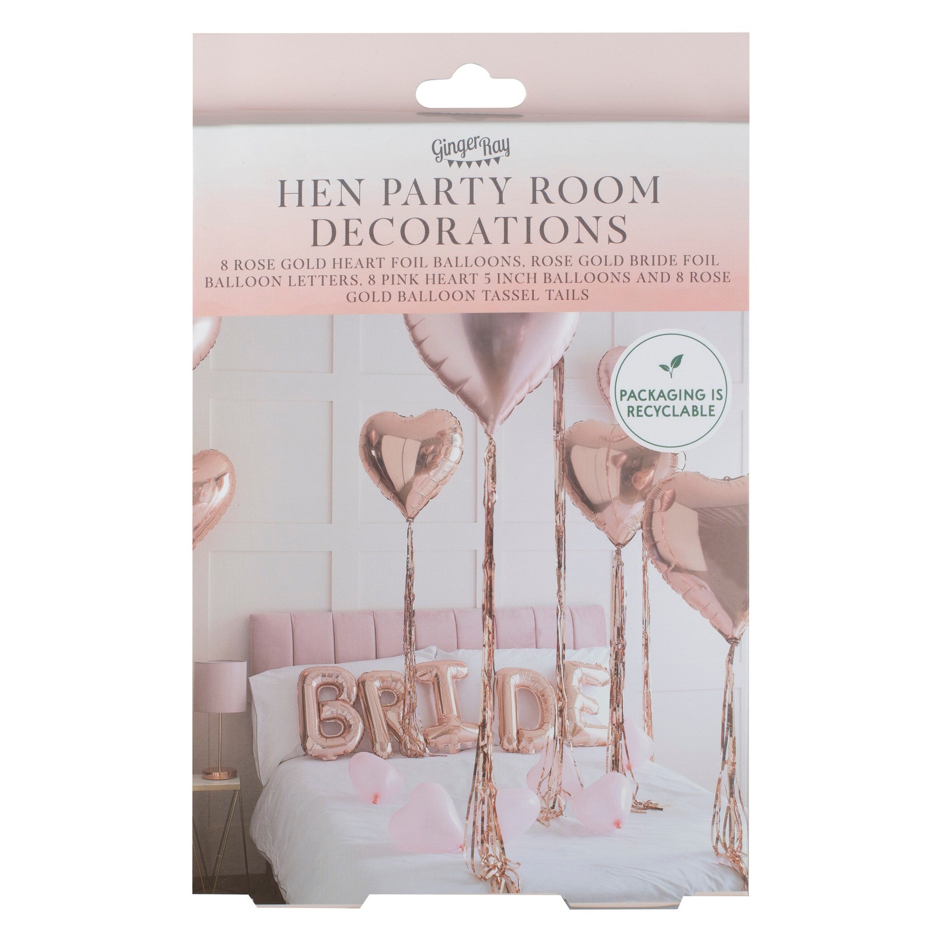 Baloni Ginger Ray - Bride s srčki, paket