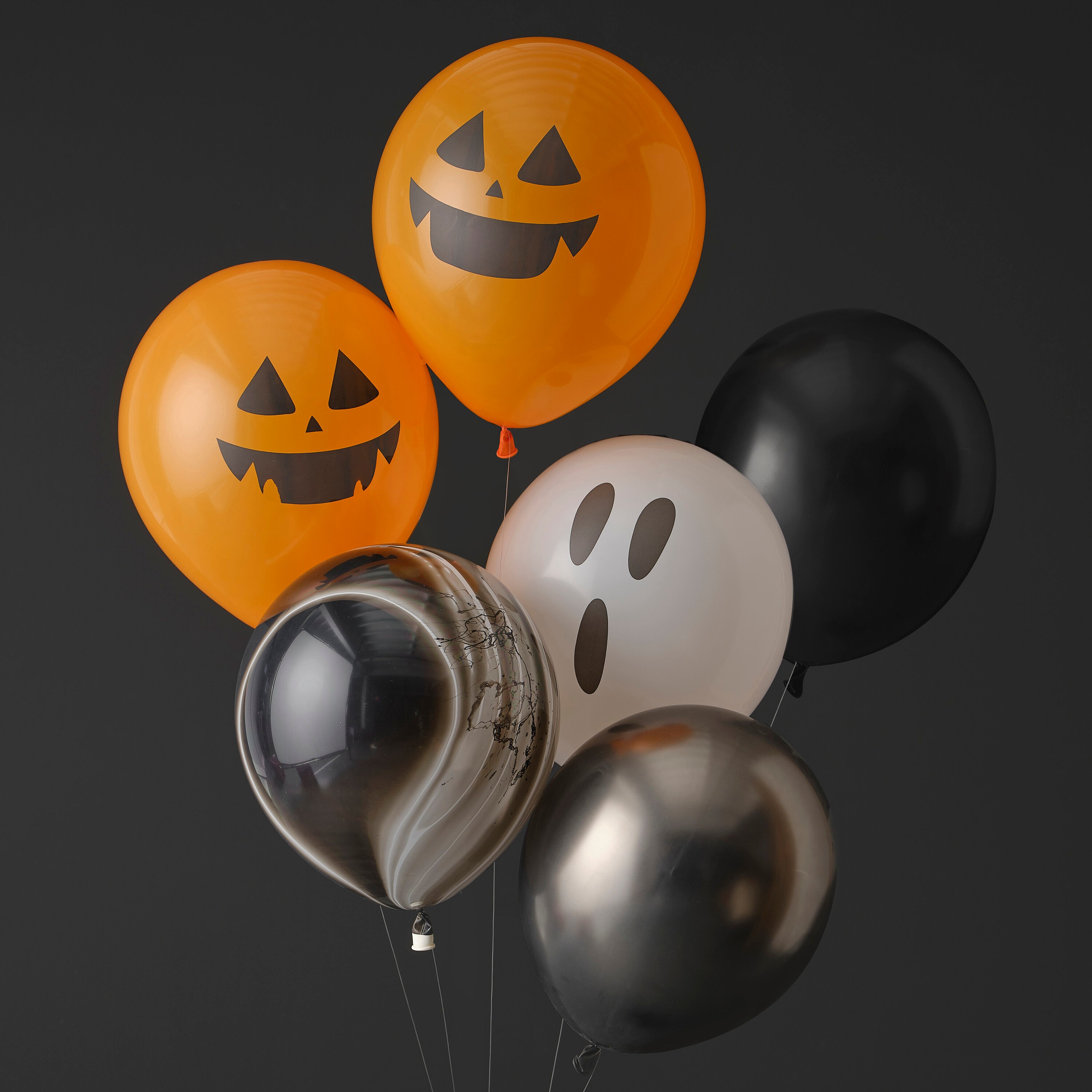 Halloween Baloni Ginger Ray - Pumpkin, 6 kos