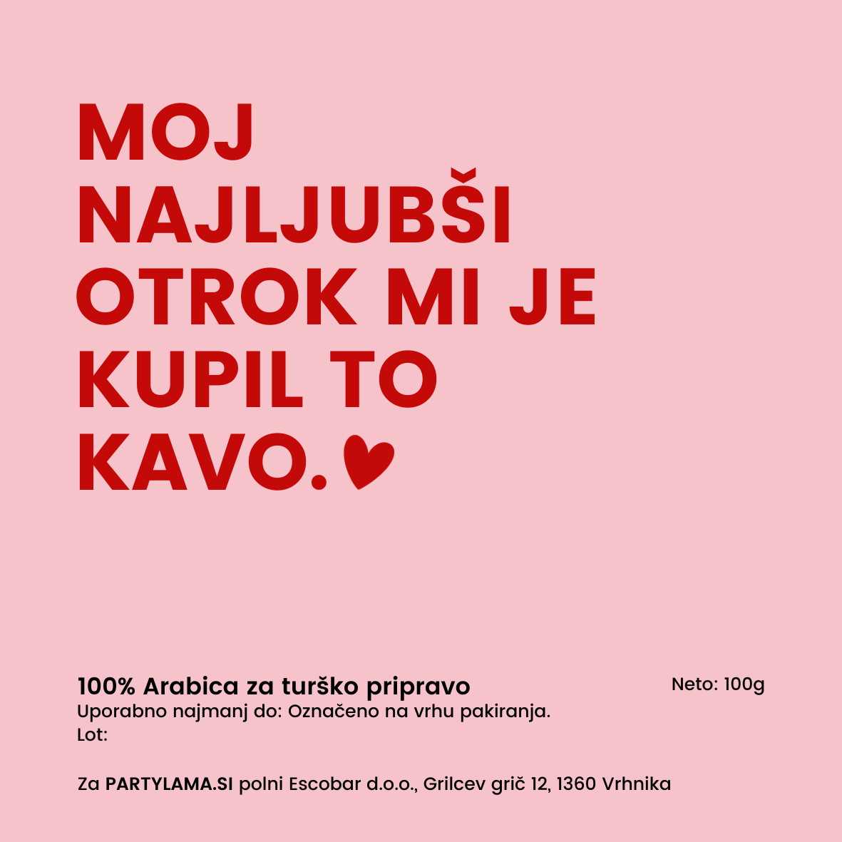 Kava za mamo, najljubši otrok