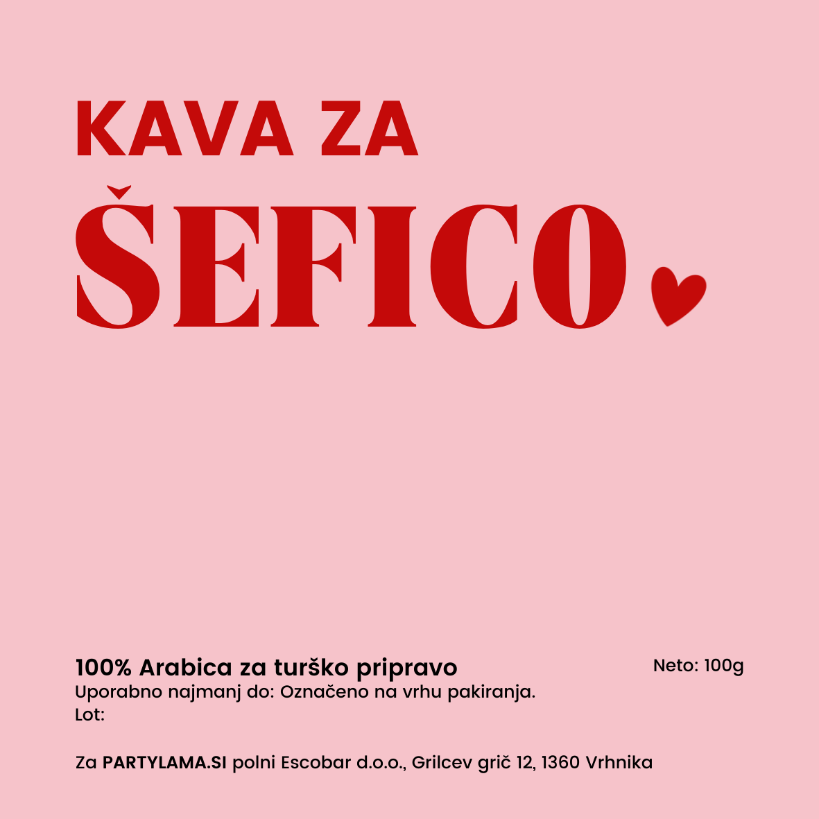 Kava za šefico