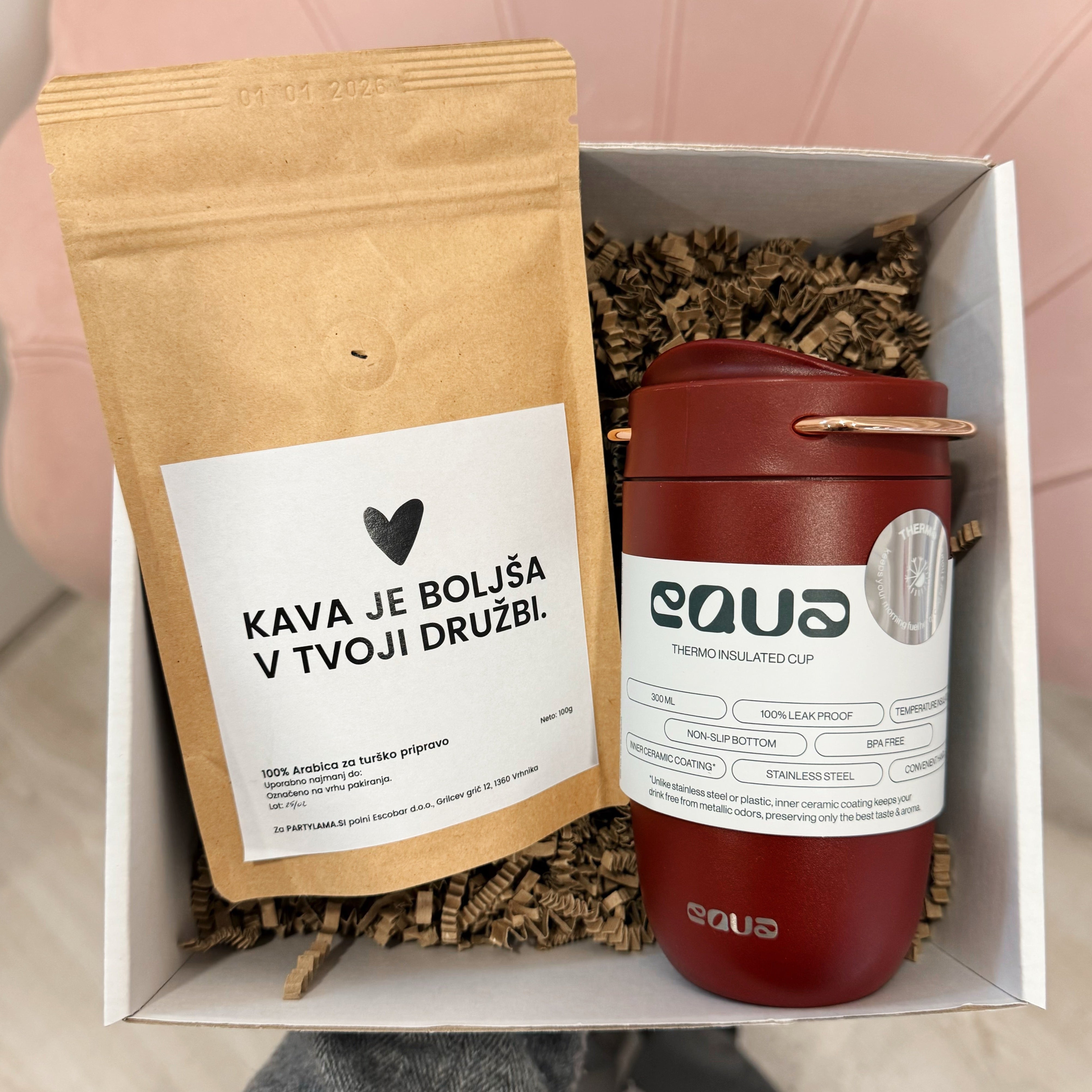 Darilni paket - Kava v tvoji družbi