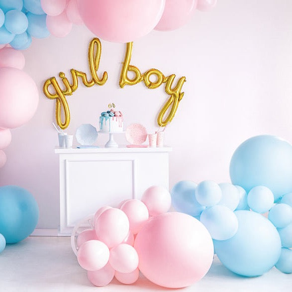 Jumbo balon - Pastel light blue, 60 cm