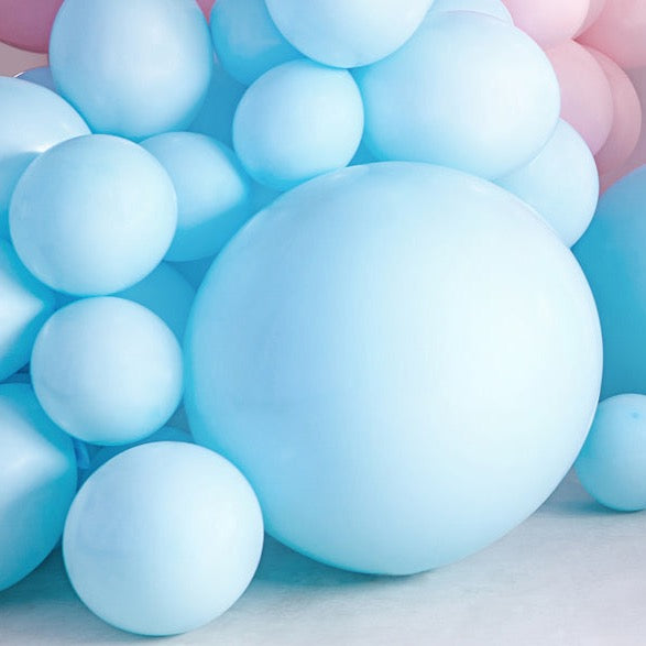 Jumbo balon - Pastel light blue, 60 cm